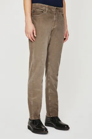 AG Everett Cord Corduroy Slim Straight Leg - Sulfur Wild Mushroom