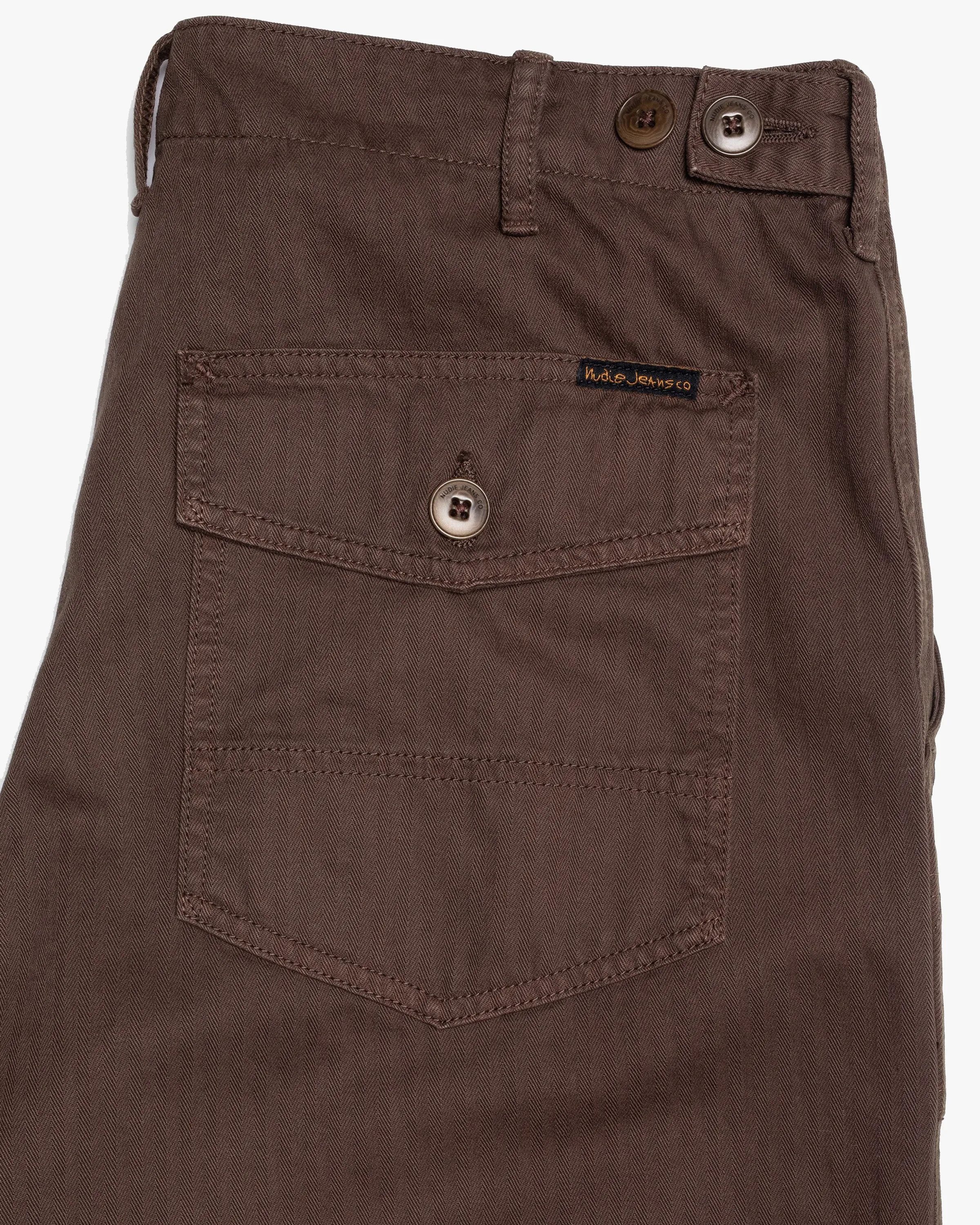 Nudie Tuff Tony Loose Fit Fatigue Pants - Walnut