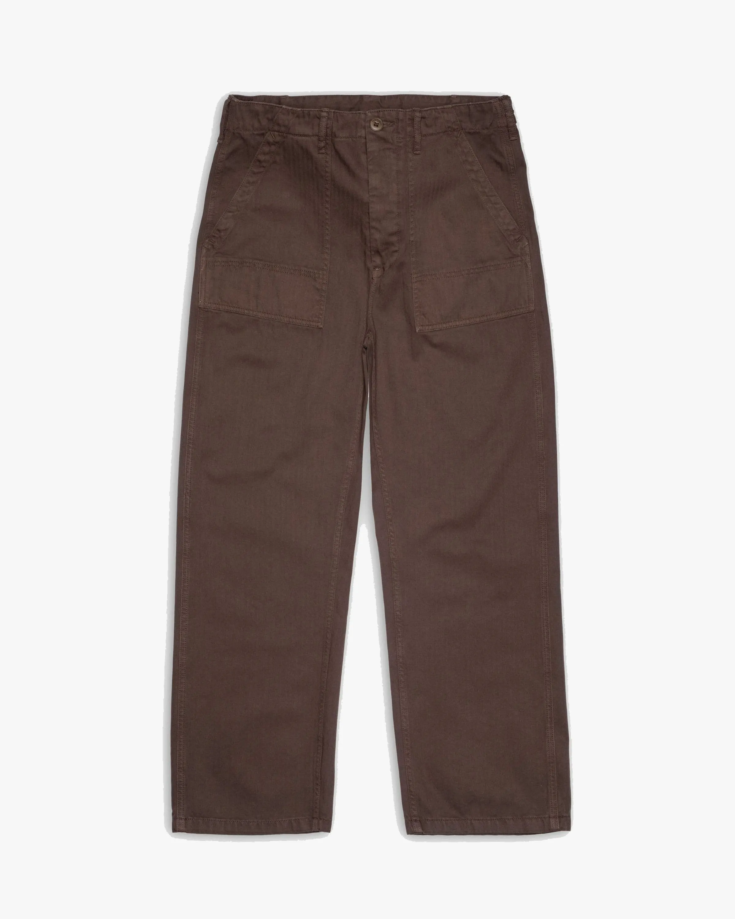 Nudie Tuff Tony Loose Fit Fatigue Pants - Walnut