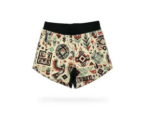 Women's V2 Athletic Shorts - Petroglyphs